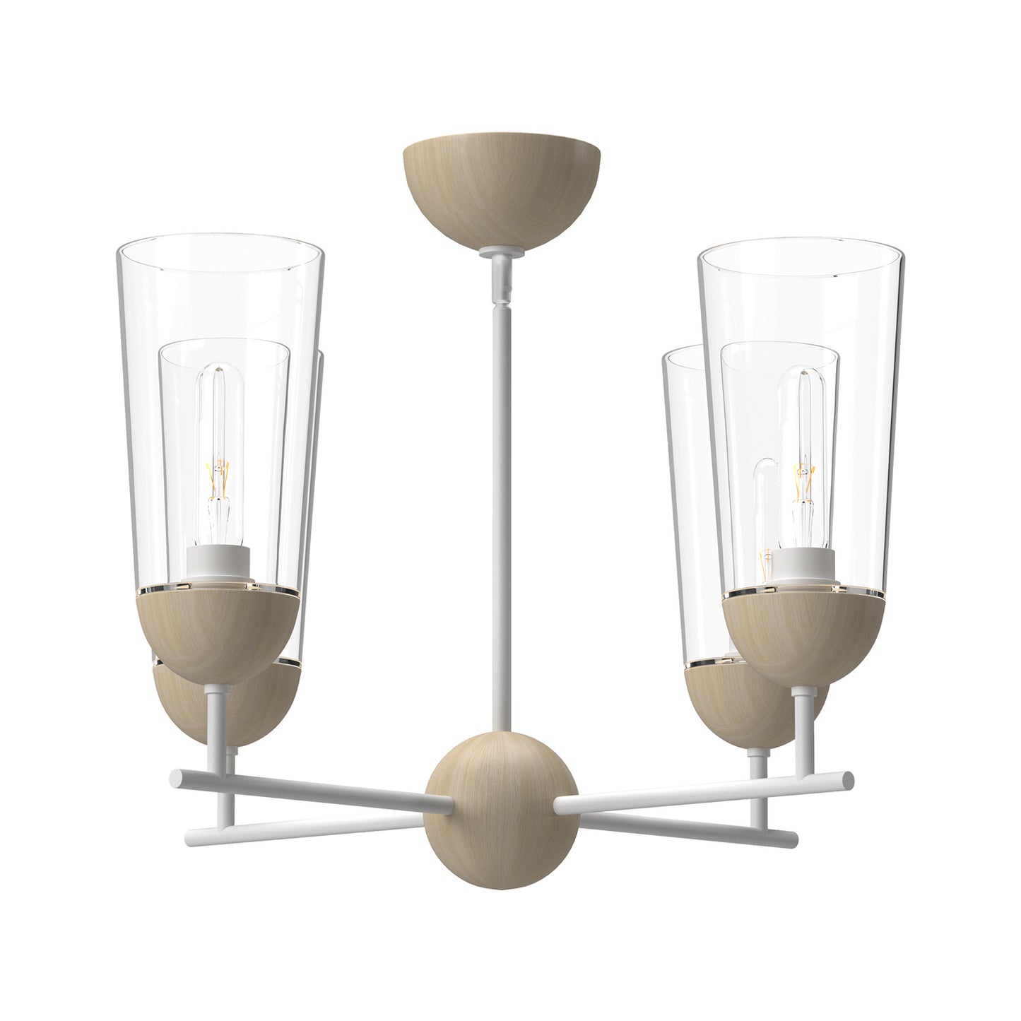 Emil Four Light Chandelier