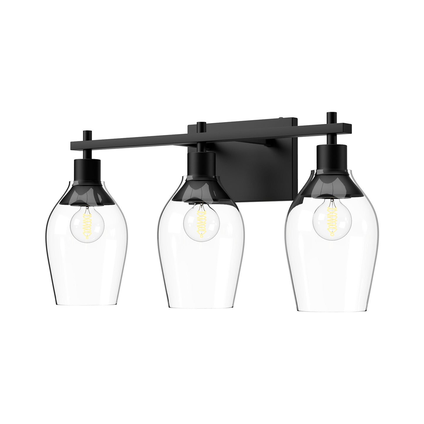 Kingsley Three Light Bathroom Fixtures