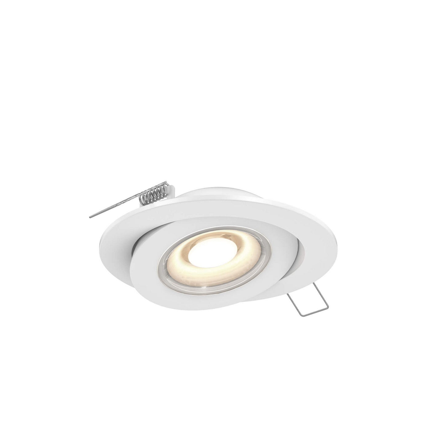 Pivot Round Color-Select Flat Gimbal Recessed Downlight