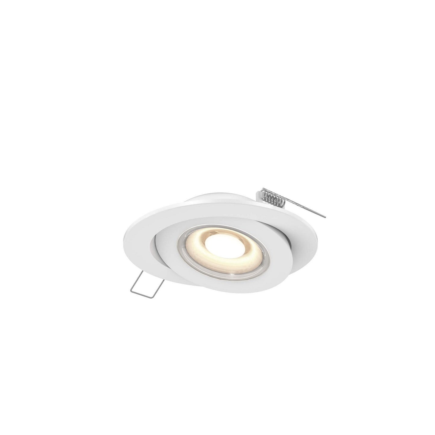 Pivot 4 Inch Round 120-277V Color-Select Flat Gimbal Downlight