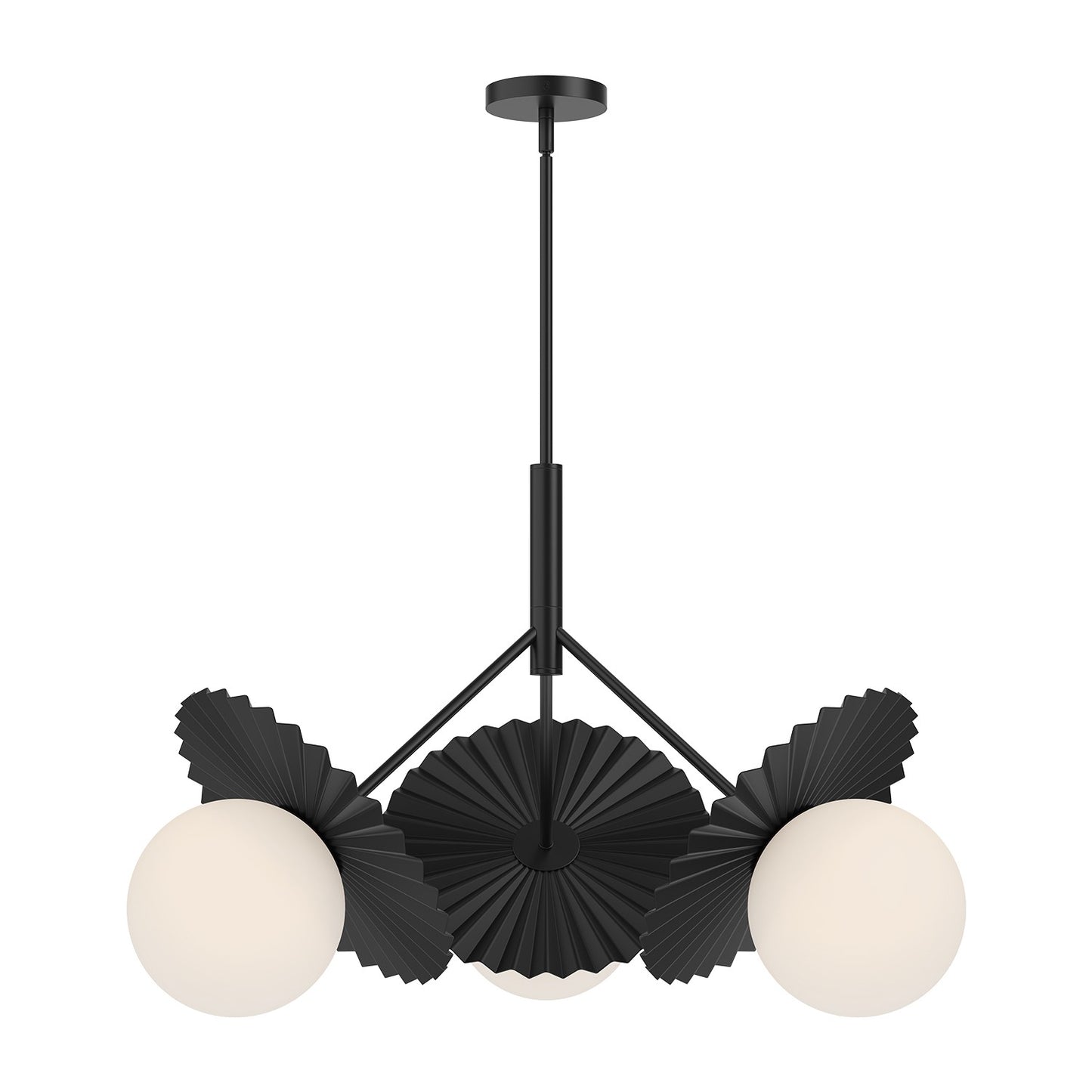 Plume Three Light Chandelier