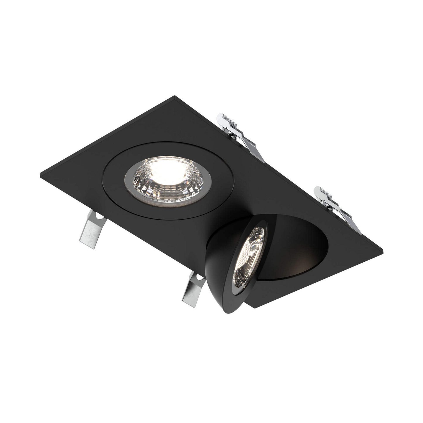 Pivot 4 Inch Round Color-Select Duo Flat Gimbal Downlight