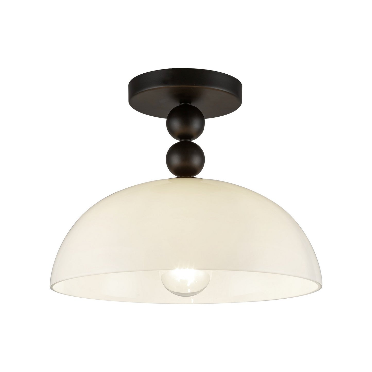 Paisley One Light Semi-Flush Mount