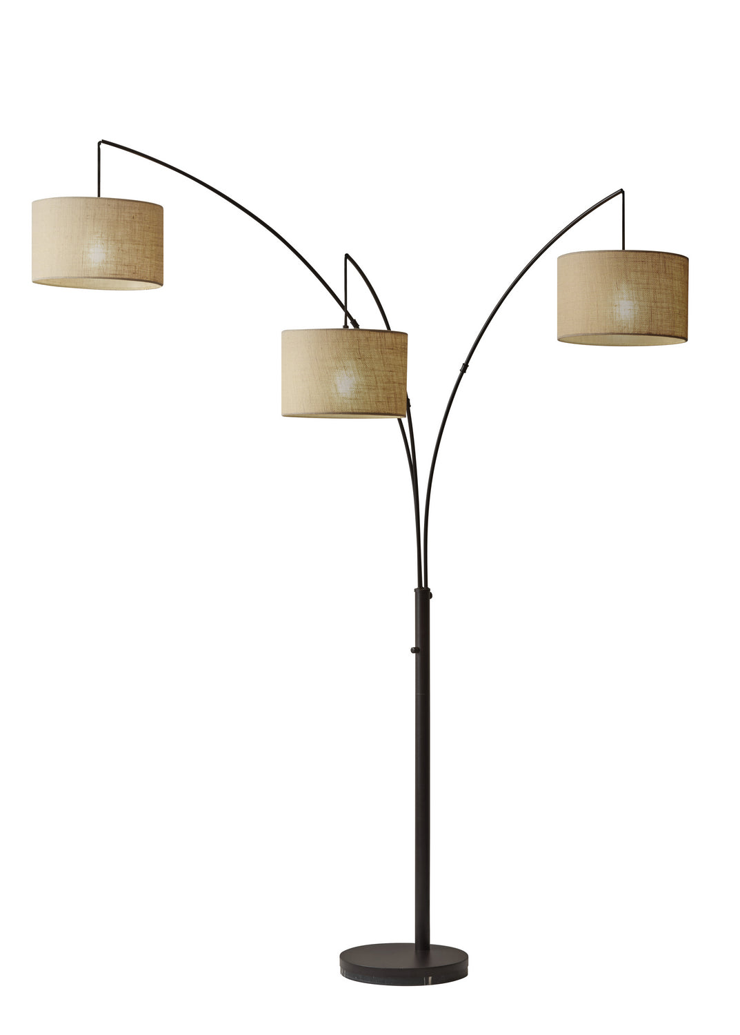 Trinity Three Light Arc Lamp