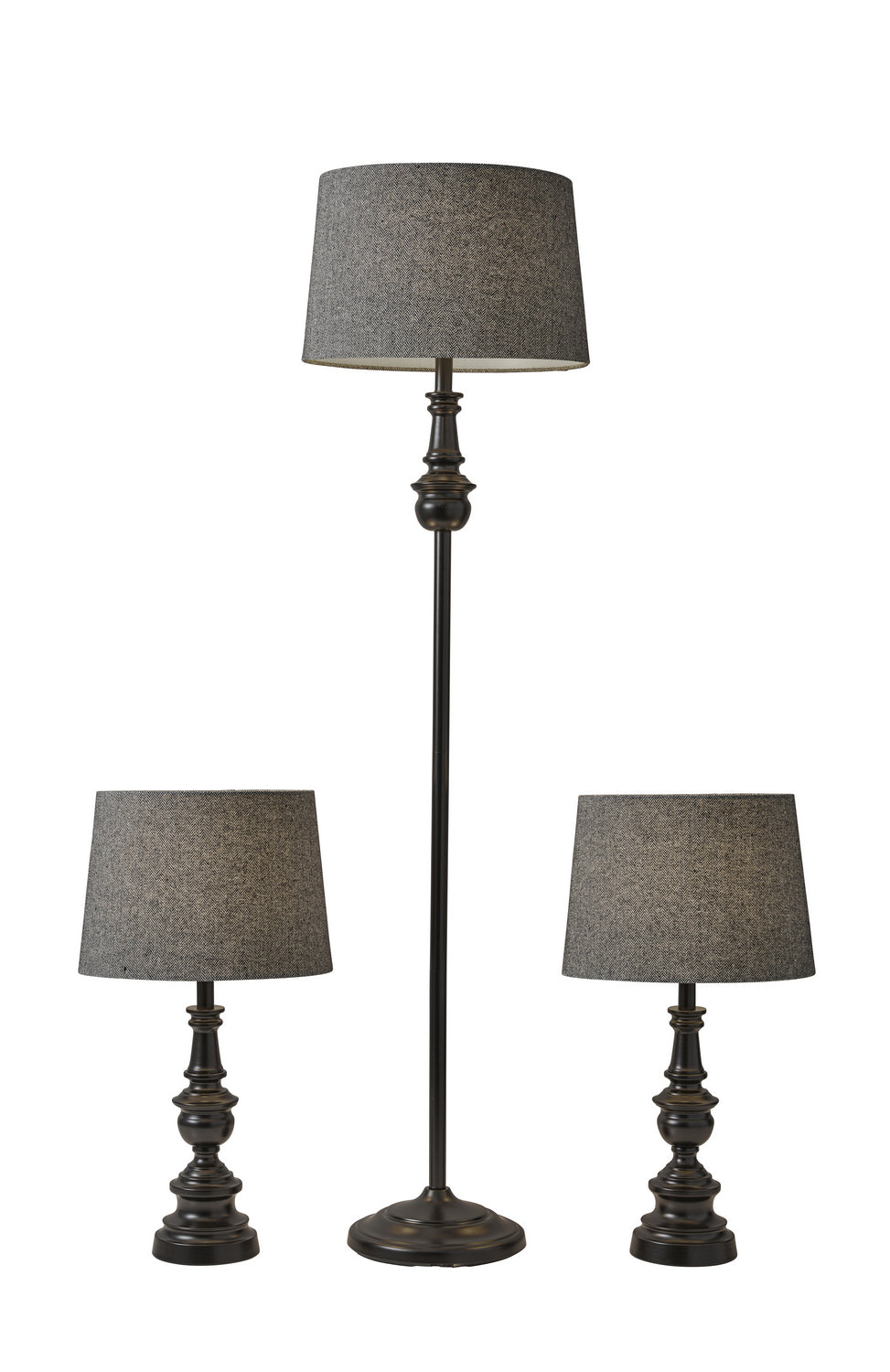 Chandler 3 Piece Floor And Table Lamp Set