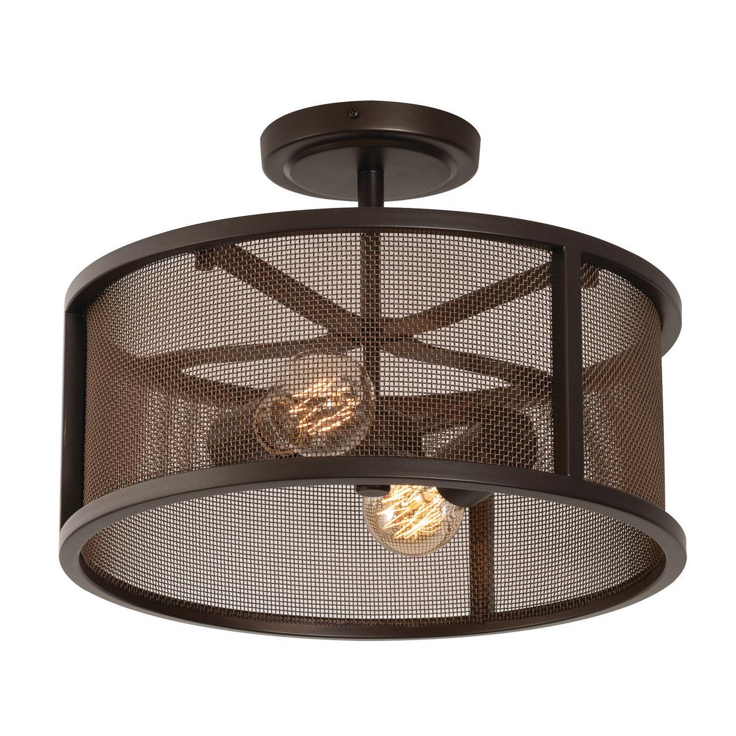 Austin Two Light Flush Mount