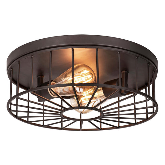 Theo Two Light Flush Mount