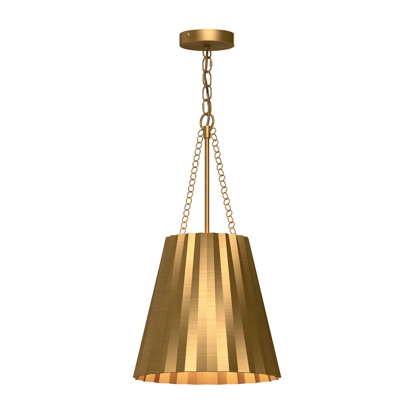 Plisse Tapered Pendant