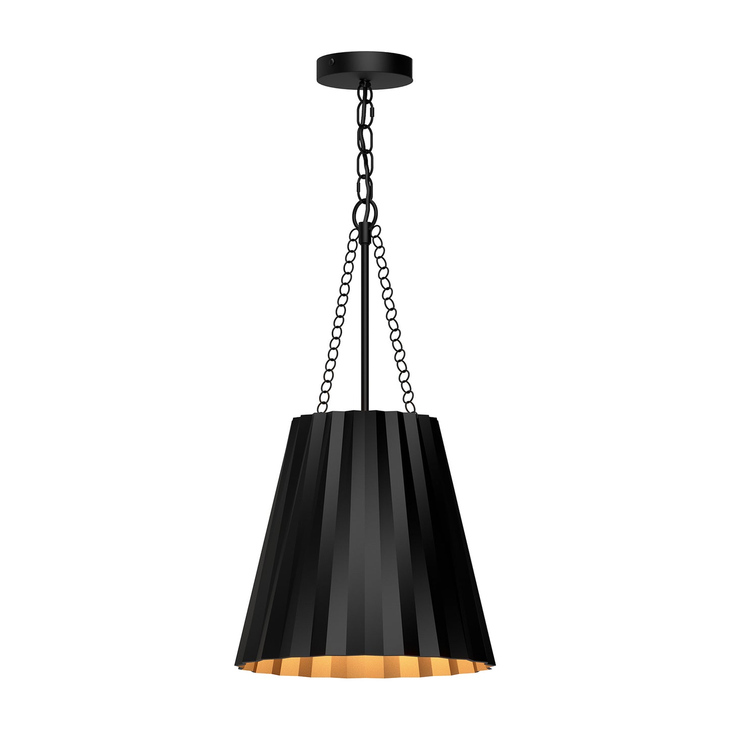 Plisse Tapered Pendant