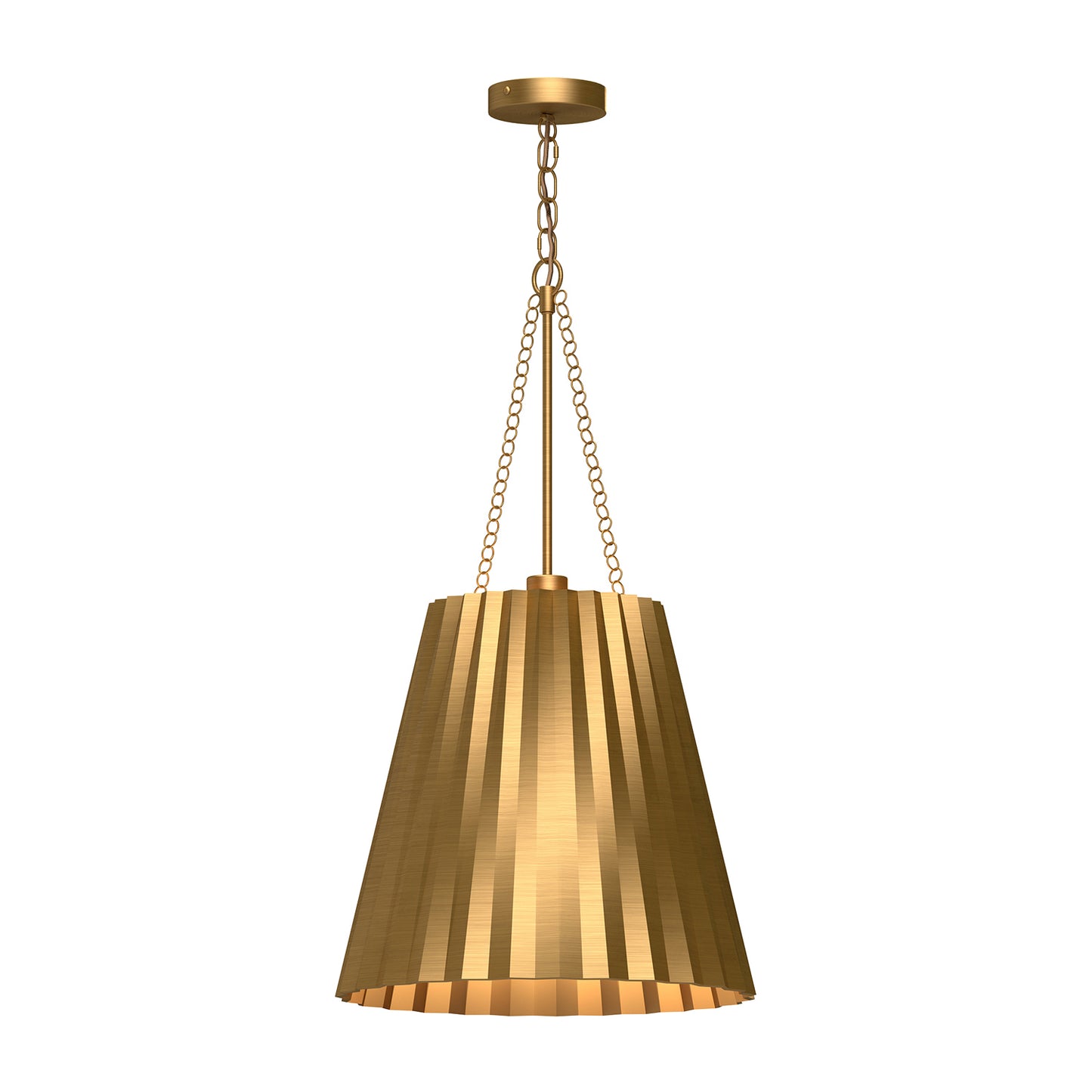 Plisse Tapered Pendant