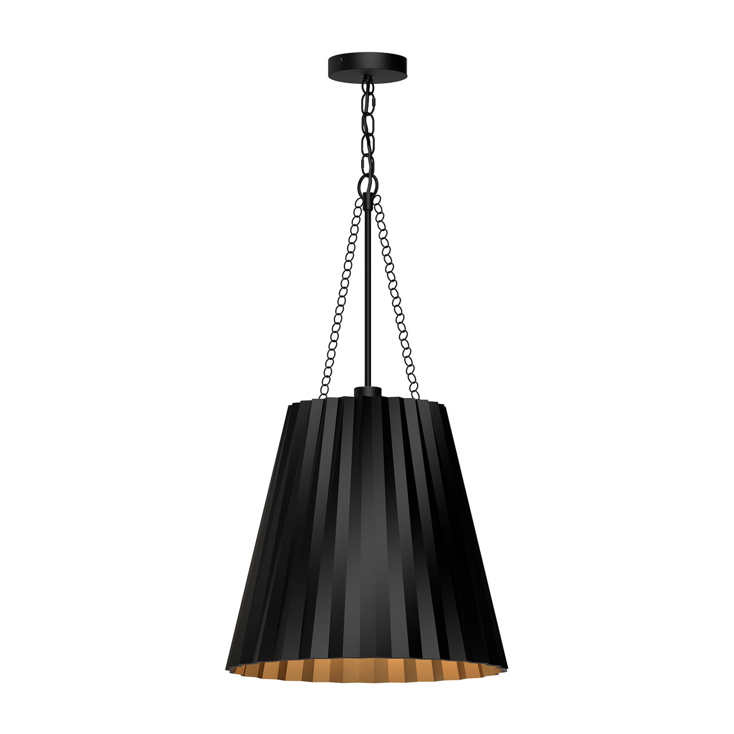 Plisse Tapered Pendant