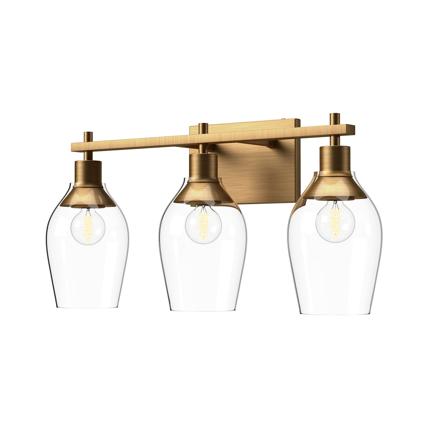 Kingsley Three Light Bathroom Fixtures
