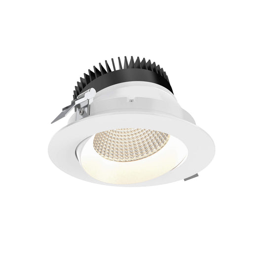 Revolve Round Regressed Gimbal Downlight