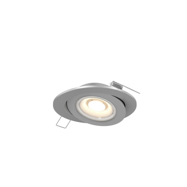 Pivot 4 Inch Round 3000K Flat Gimbal Recessed Downlight