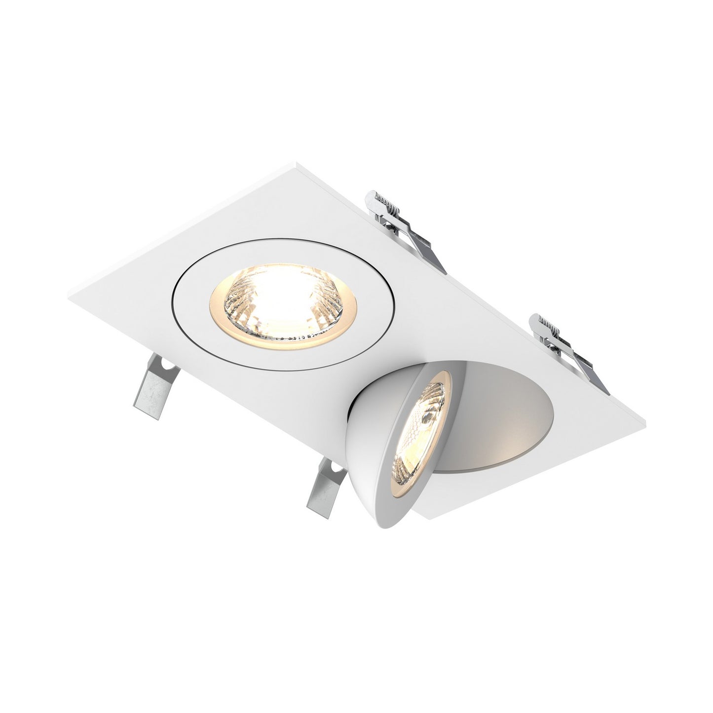 Pivot 4 Inch Round Color-Select Duo Flat Gimbal Downlight