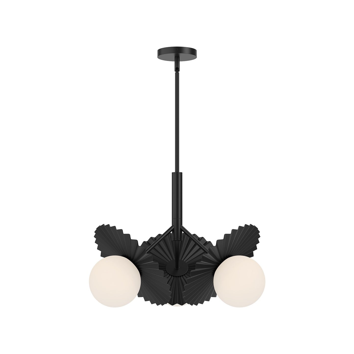Plume Three Light Chandelier