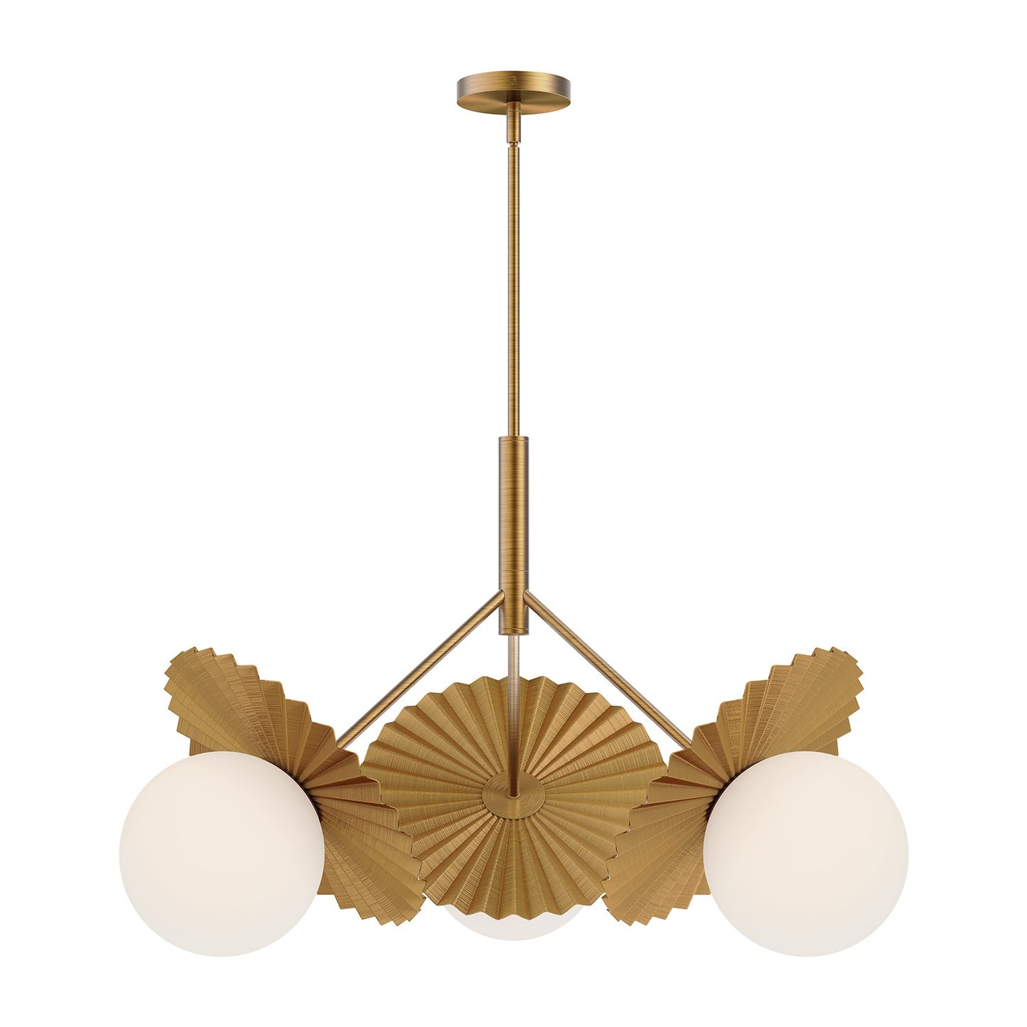 Plume Three Light Chandelier