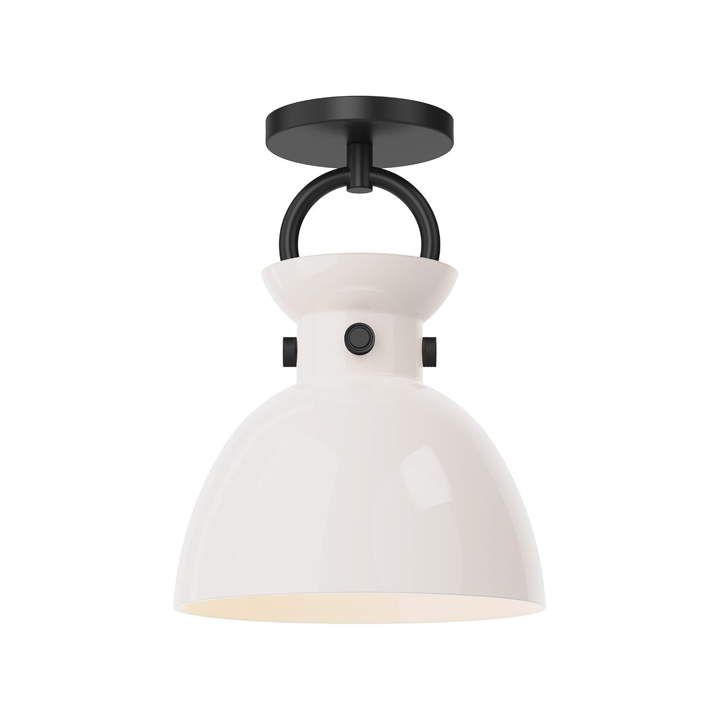 Waldo One Light Semi-Flush Mount