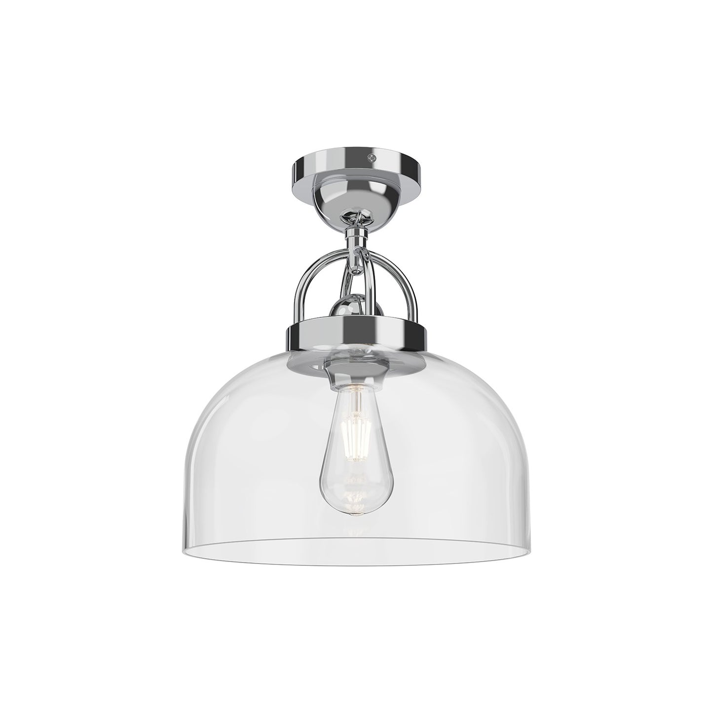 Lancaster Semi Flush Ceiling Light