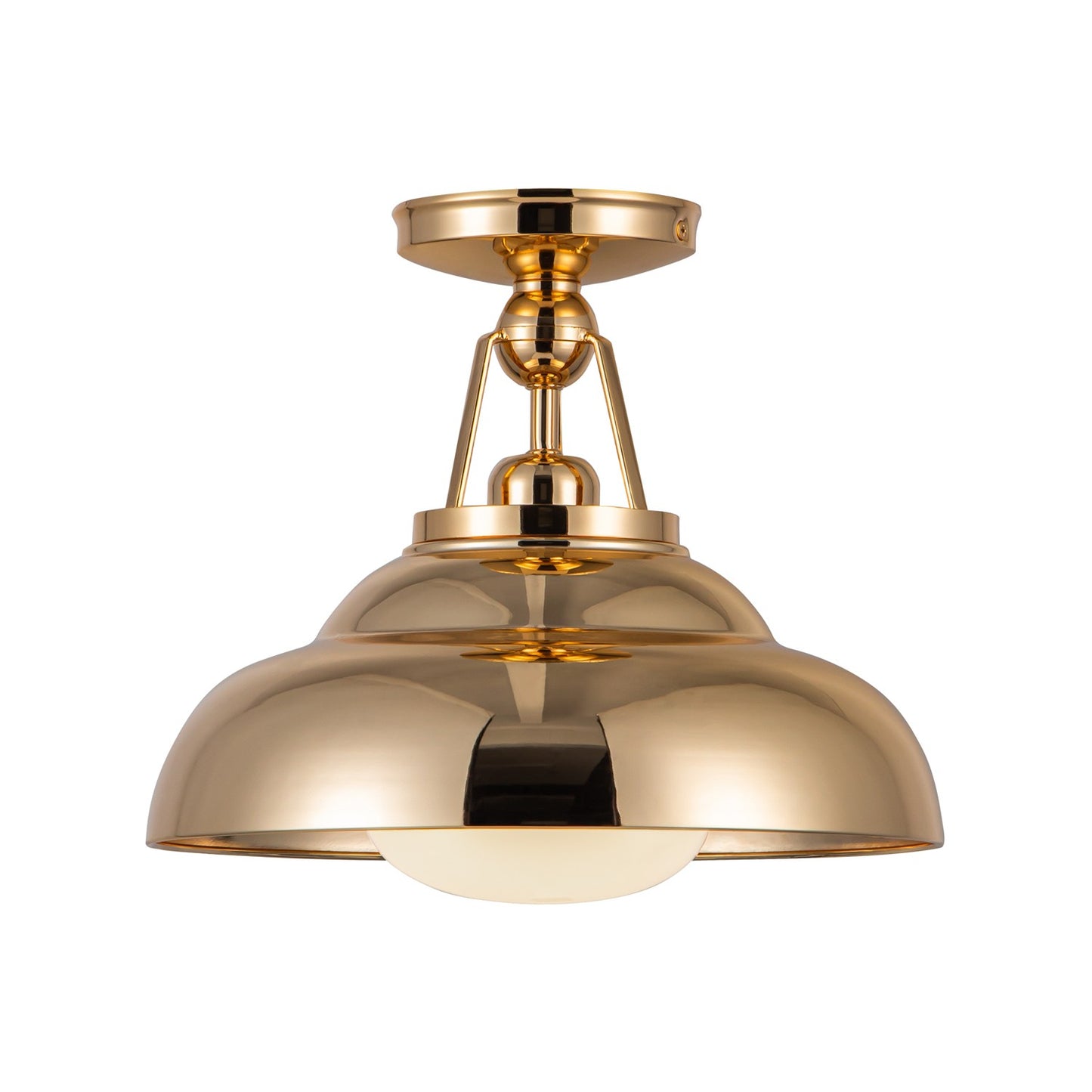Palmetto One Light Semi-Flush Mount