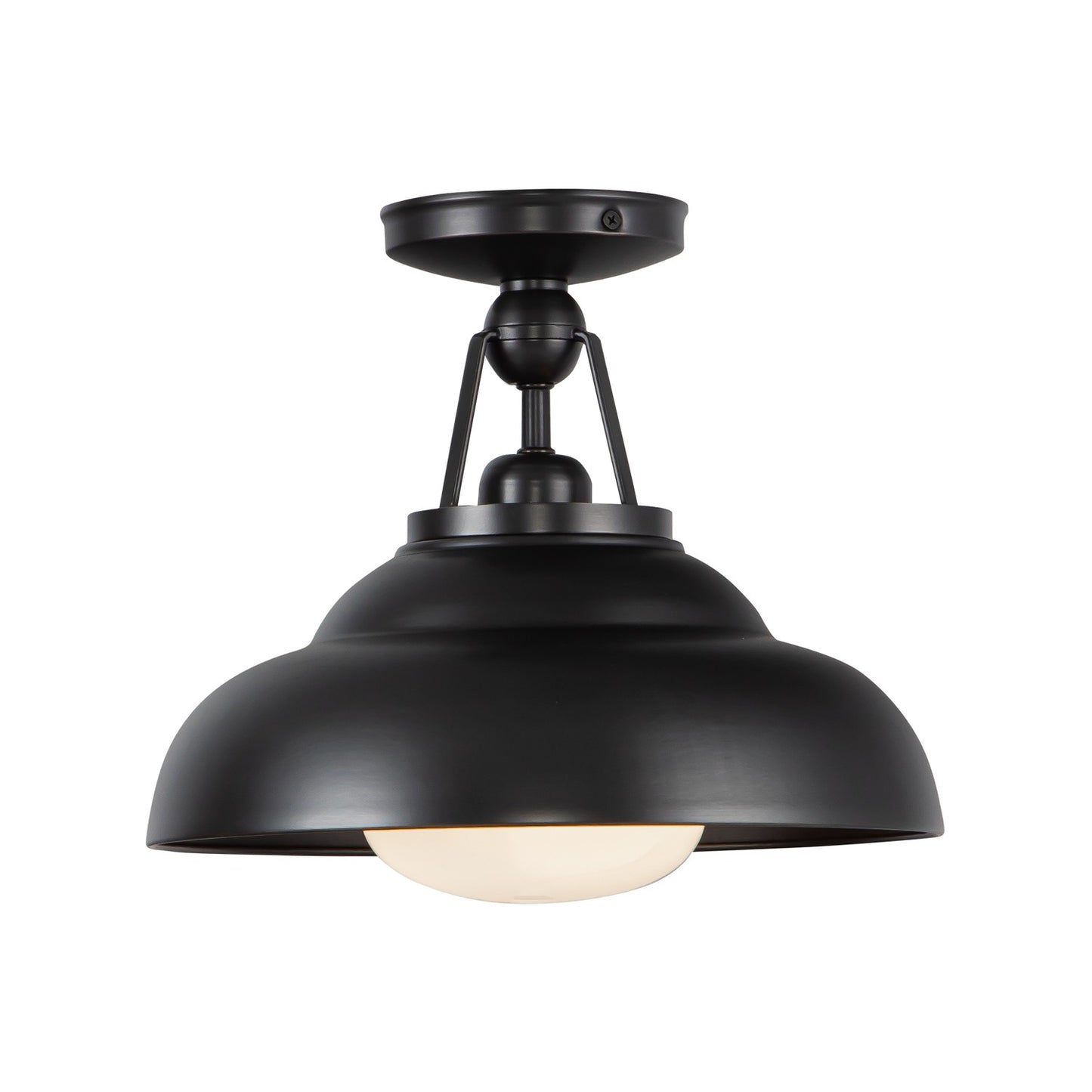 Palmetto One Light Semi-Flush Mount