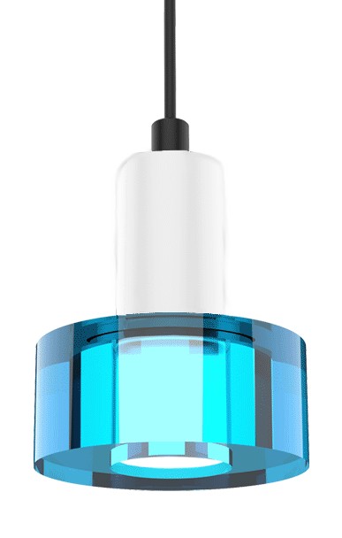 Color Gel Light Guide LED Pendant