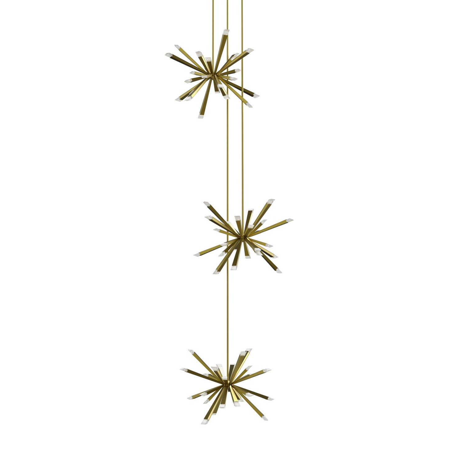 Starburst Triple Pendant