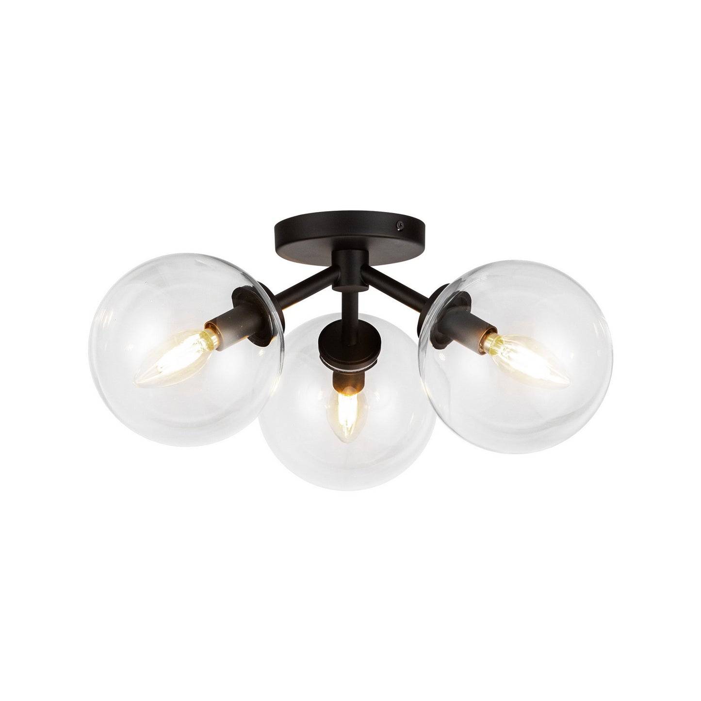 Cassia Three Light Semi-Flush Mount