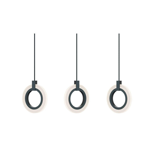 Halo Color-Select Linear Multi-Light Pendant