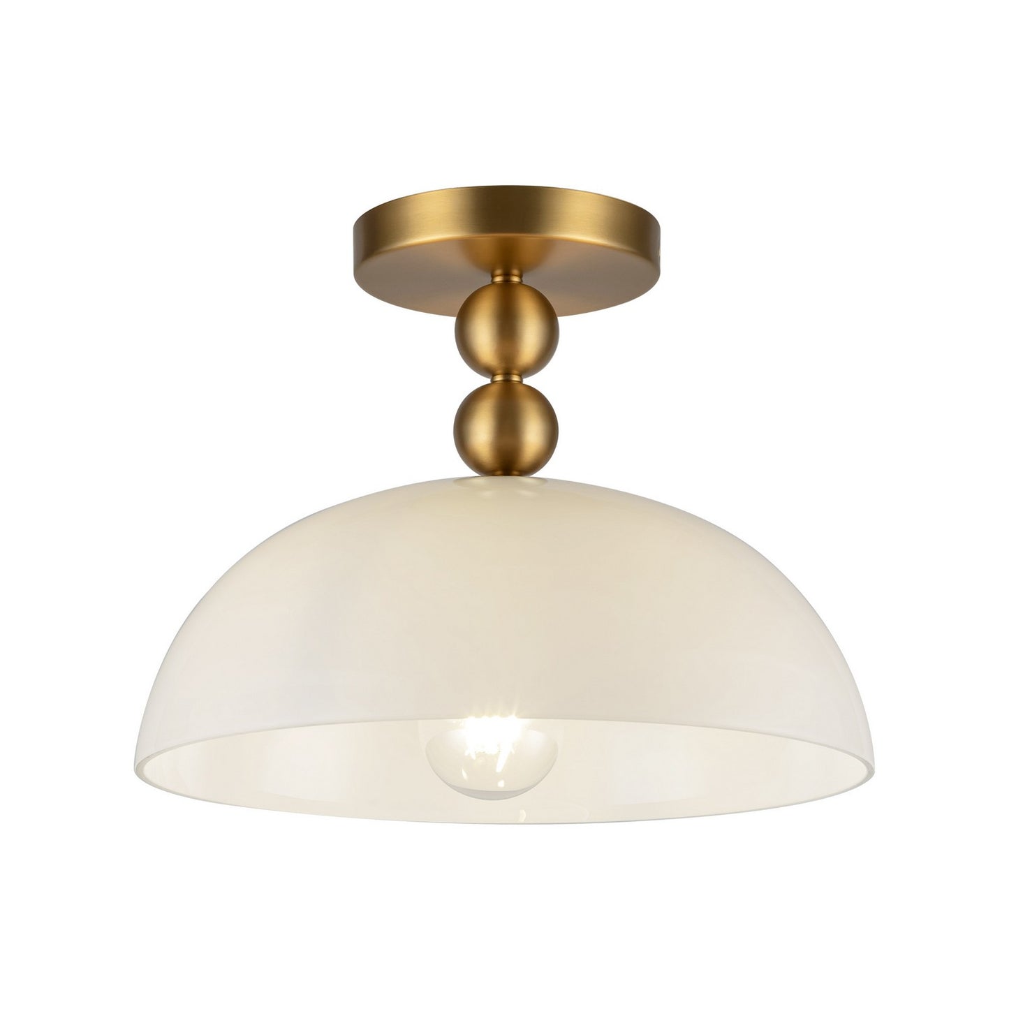 Paisley One Light Semi-Flush Mount