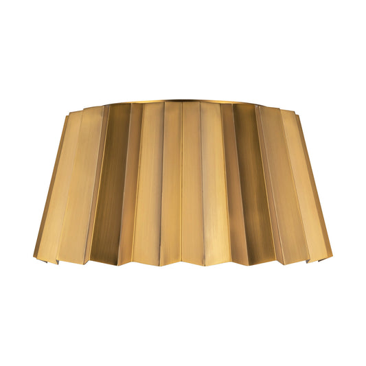 Plisse Two Light Flush Mount
