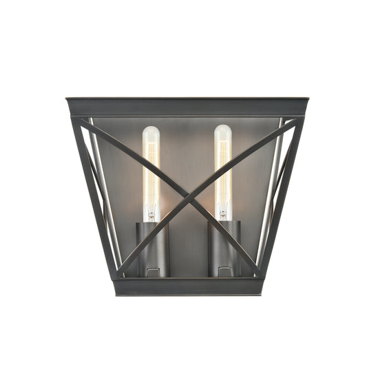 Lattice Two Light Bathroom Fixture