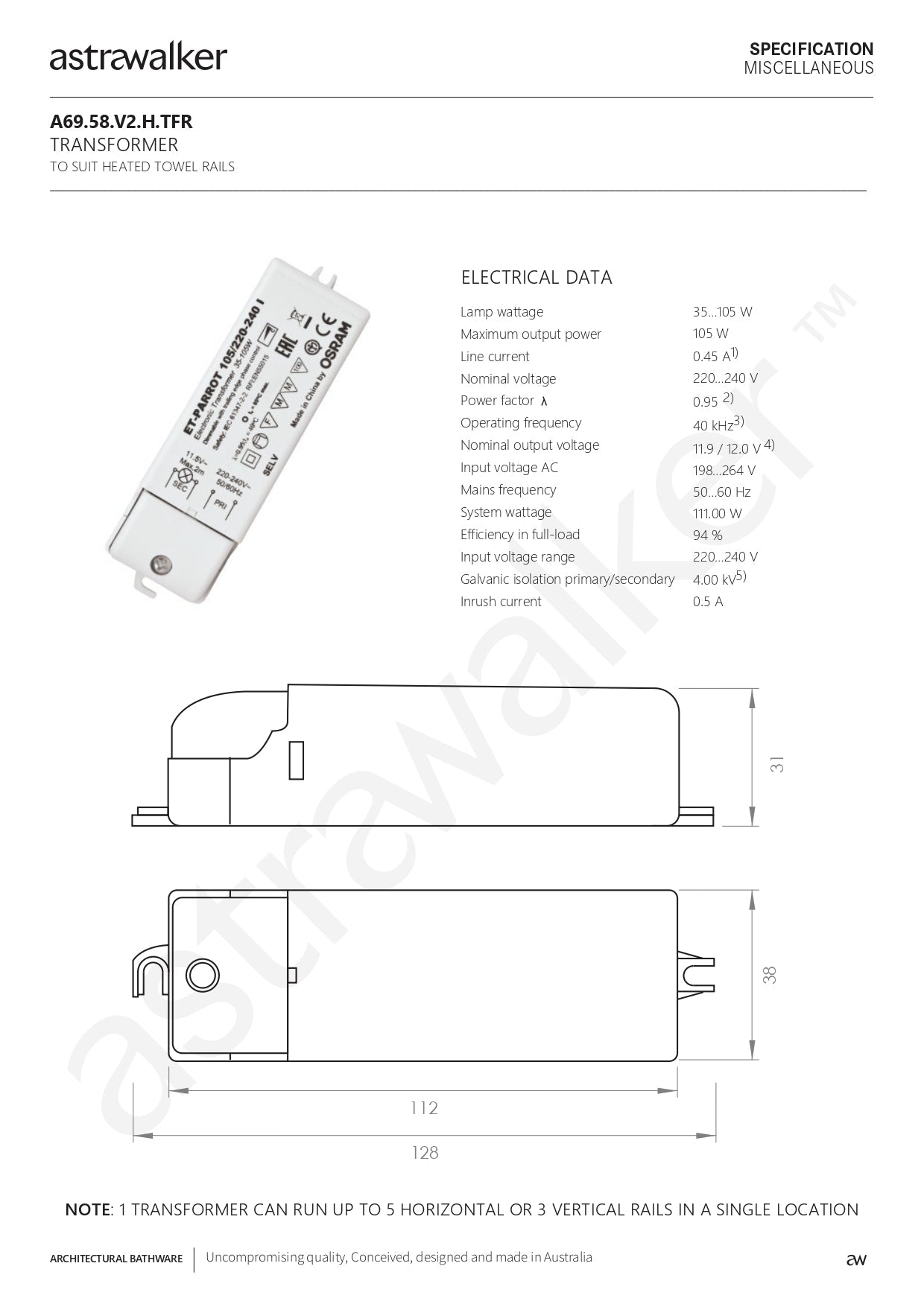 Astra Walker Icon Transformer a69.58.v2.h.tfr