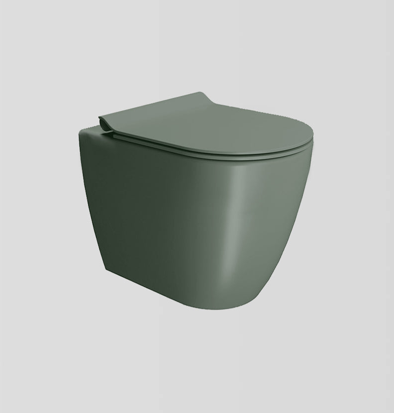 Astra Walker Pura Floor mounted Swirlflush Toilet Pan with Slim Soft-Close Seat A94.66.99