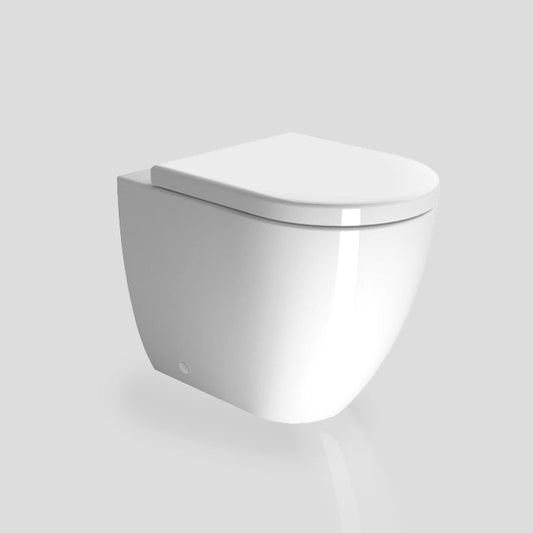 Astra Walker Pura Floor mounted Swirlflush Toilet Pan with Soft-Close Seat A94.66
