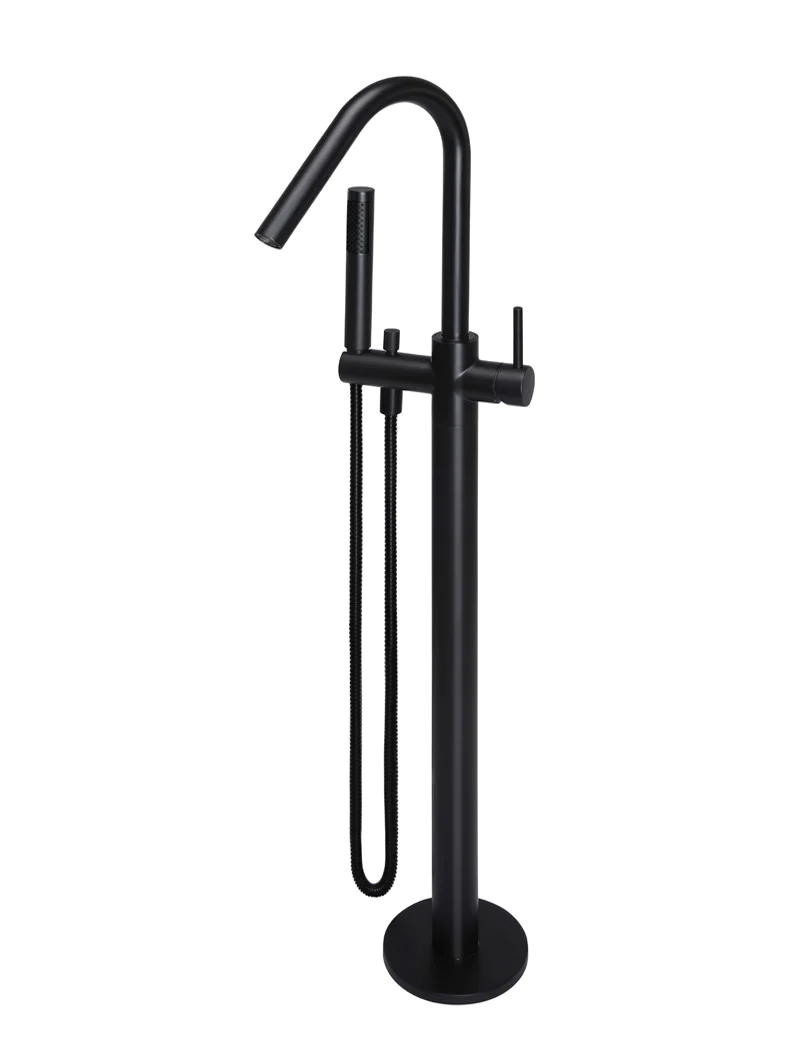 Meir Round Freestanding Bath Spout And Hand Shower