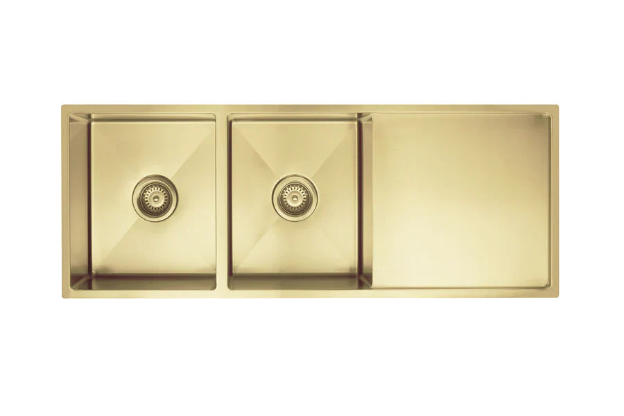 Meir Kitchen Sink - Double Bowl & Drainboard 1160 X 440