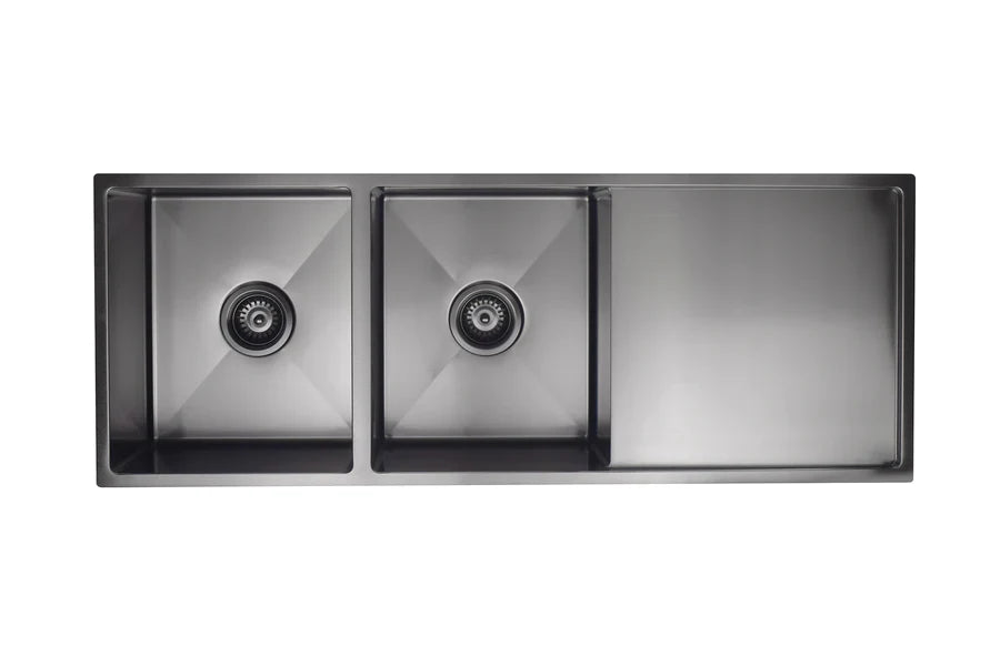 Meir Kitchen Sink - Double Bowl & Drainboard 1160 X 440