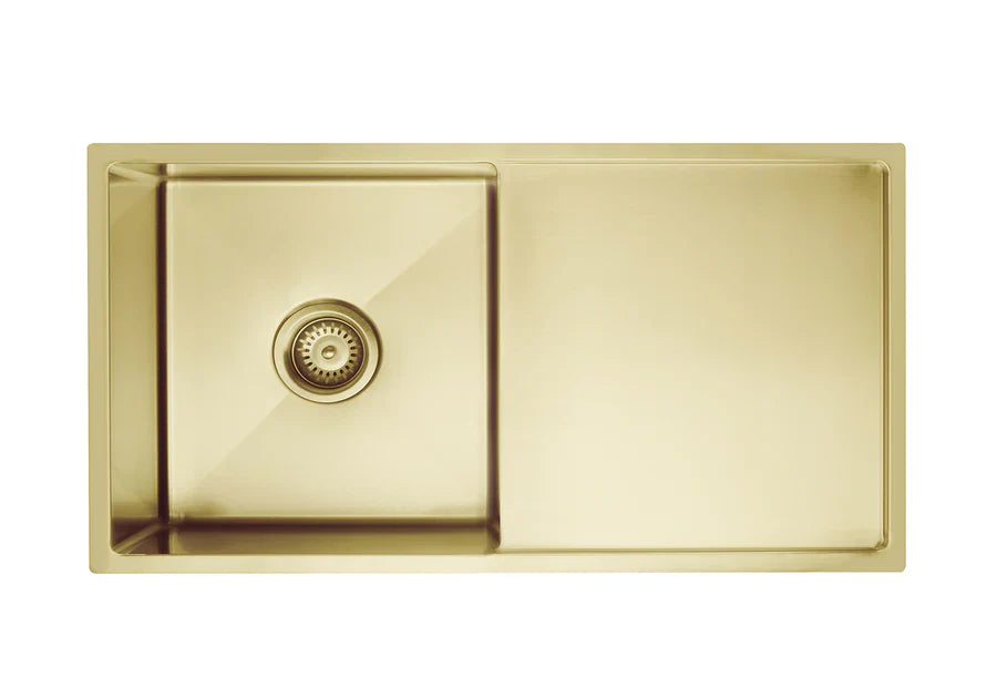 Meir Lavello Kitchen Sink - Single Bowl & Drainboard 840 X 440