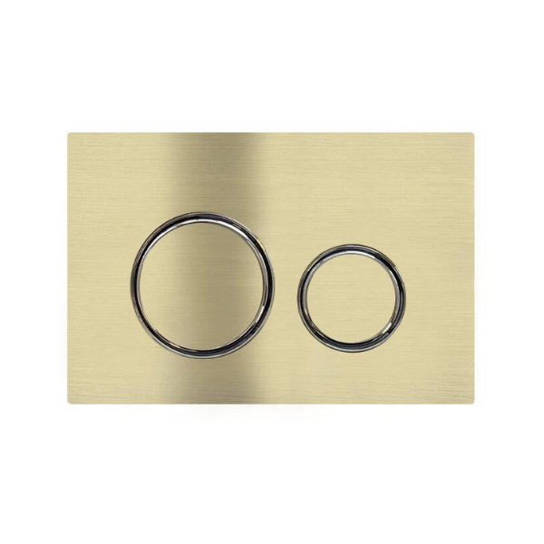 Meir Sigma 21 Tiger Bronze Round Button Flush Plate for geberit