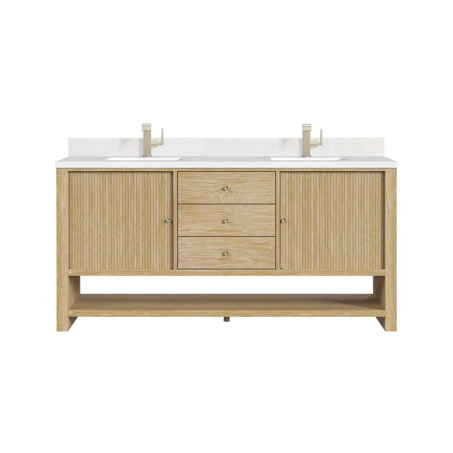 James Martin 72" Marigot Double Vanity - Luxe Bathroom Vanities