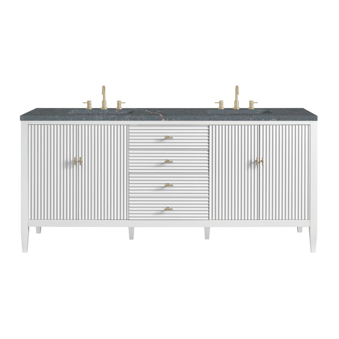 James Martin 72" Myrrin Double Vanity - Luxe Bathroom Vanities