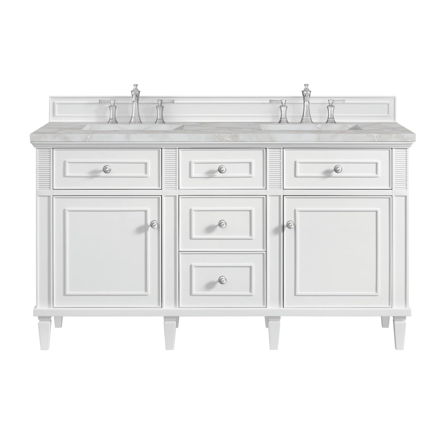 James Martin 60" Lorelai Double Vanity - Luxe Bathroom Vanities