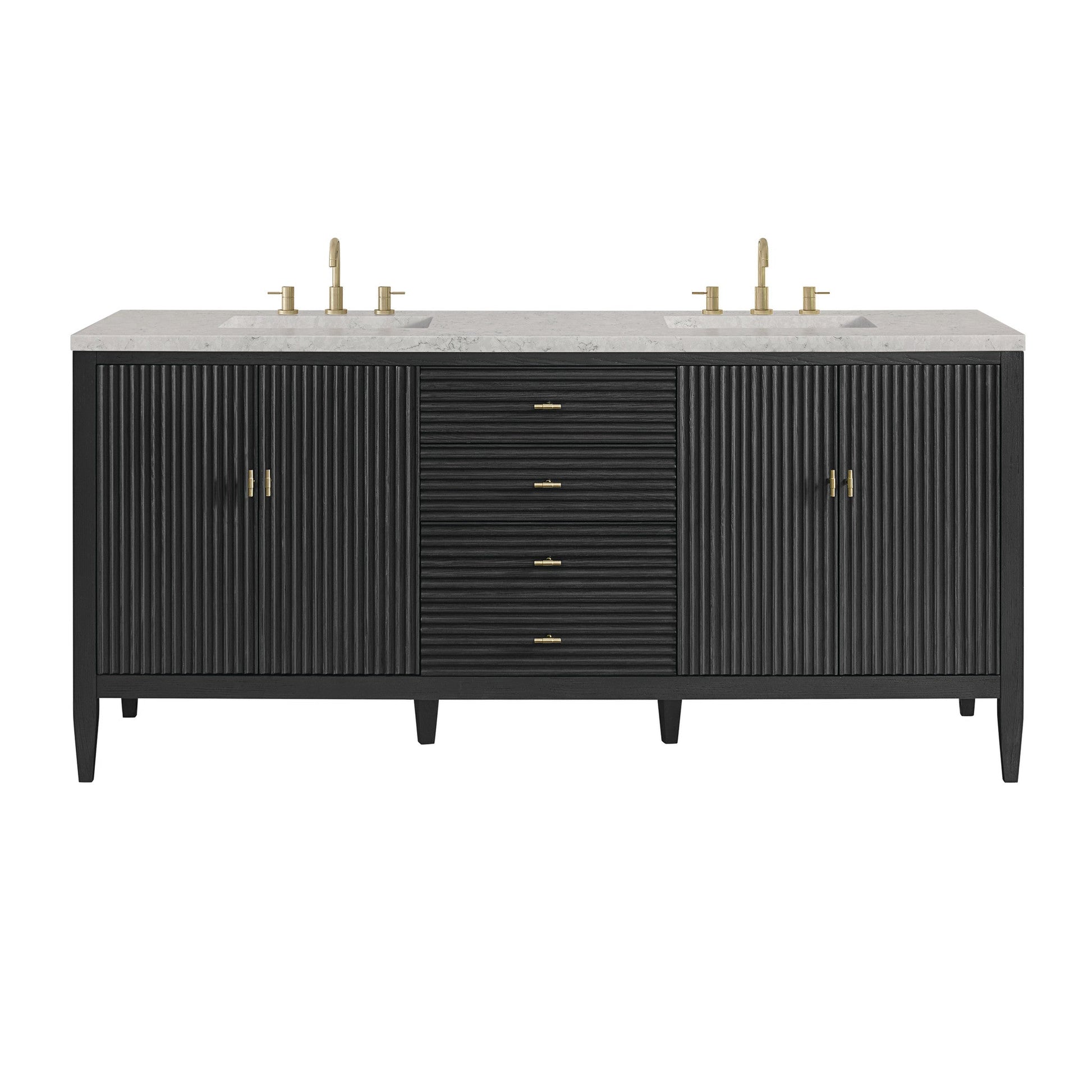 James Martin 72" Myrrin Double Vanity - Luxe Bathroom Vanities