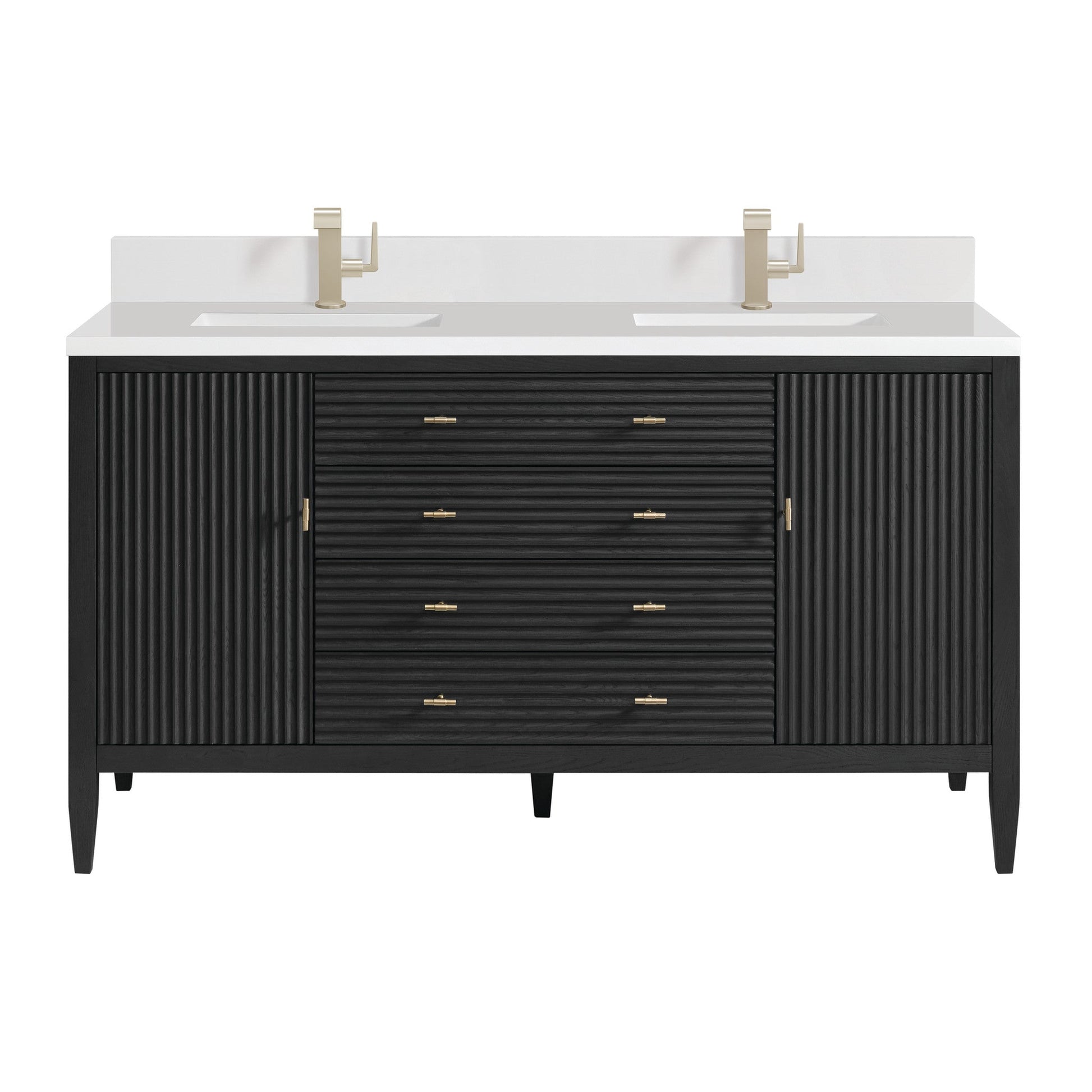 James Martin 60" Myrrin Double Vanity - Luxe Bathroom Vanities