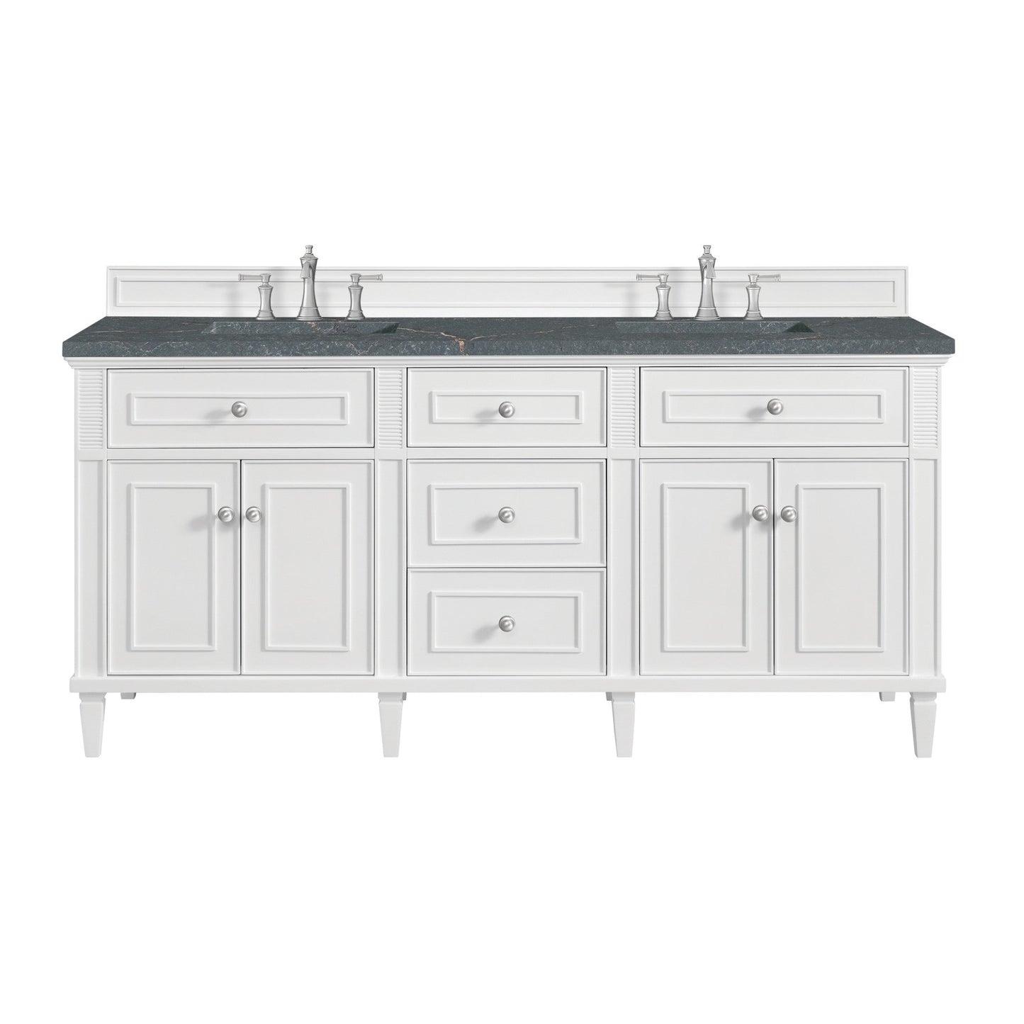 James Martin 72" Lorelai Double Vanity - Luxe Bathroom Vanities