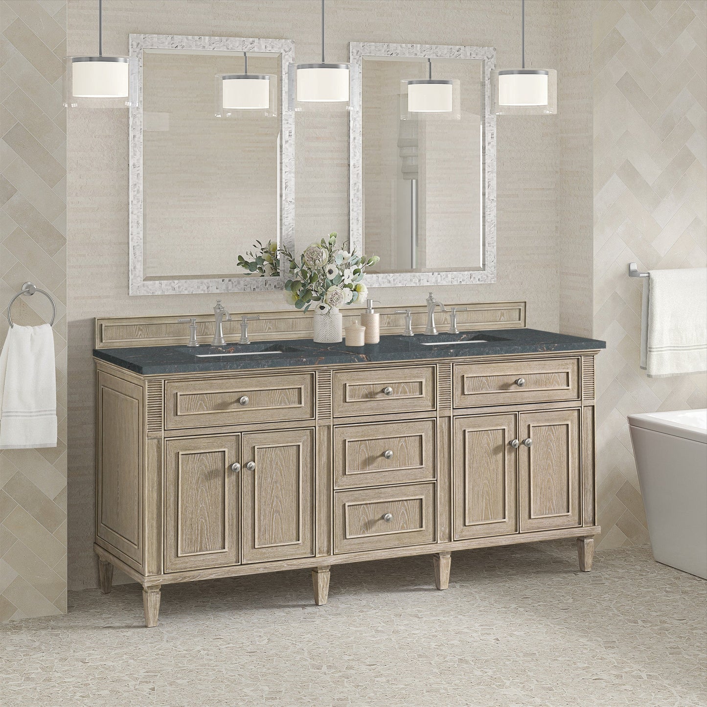 James Martin 72" Lorelai Double Vanity