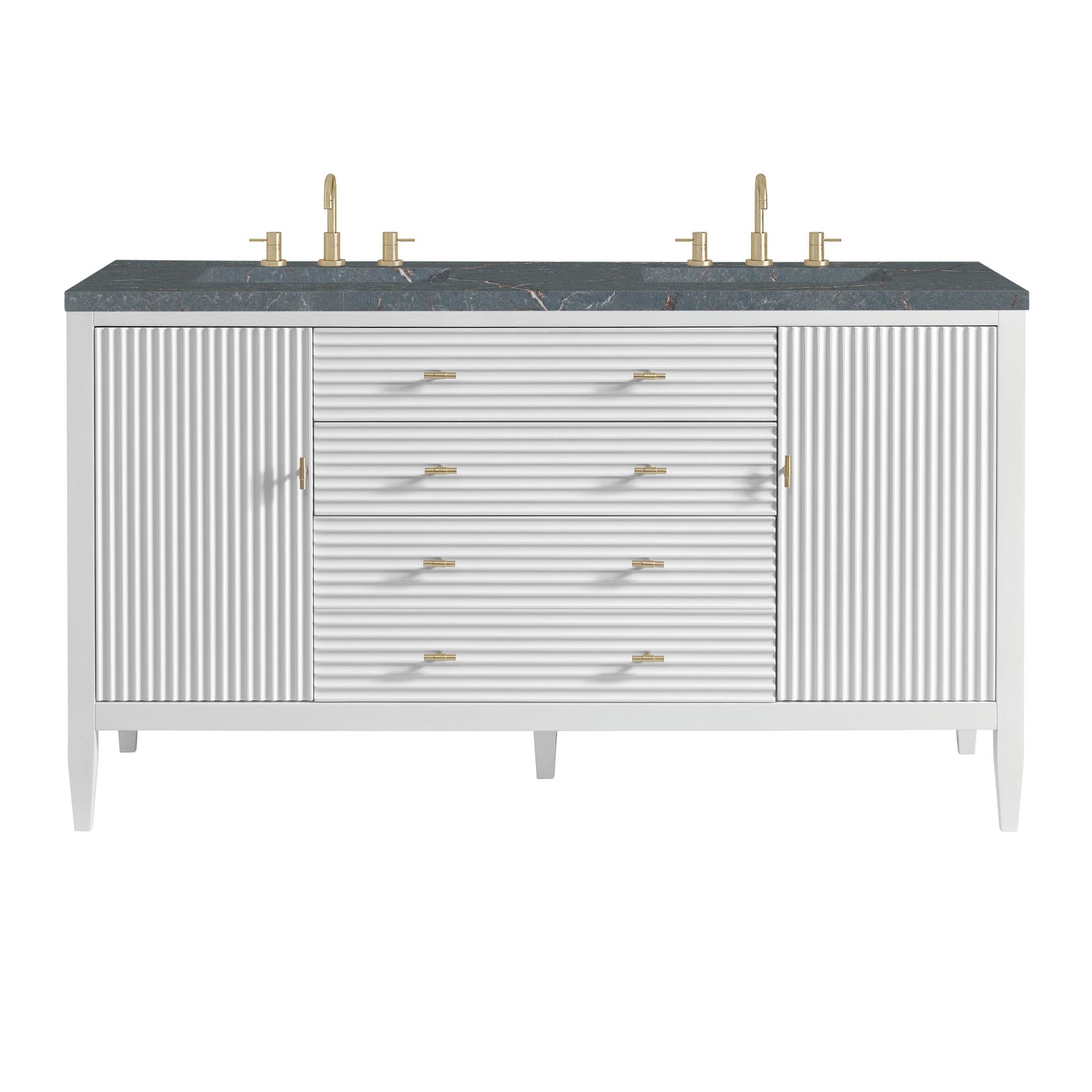 James Martin 60" Myrrin Double Vanity - Luxe Bathroom Vanities