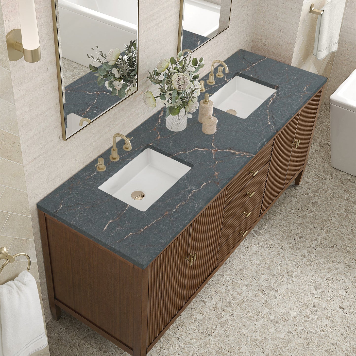 James Martin 72" Myrrin Double Vanity