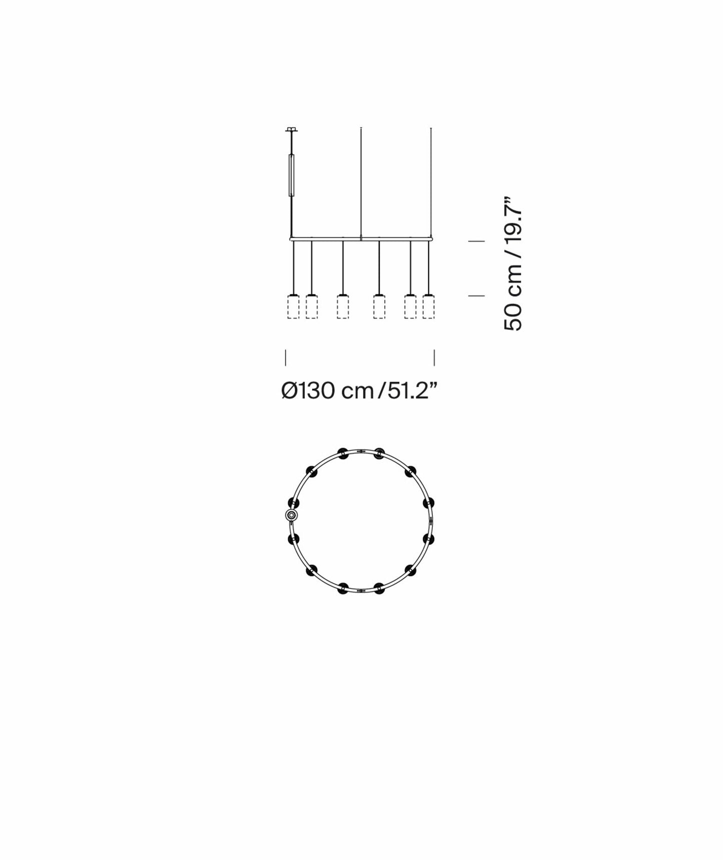 Cirio Circular S Pendant lamps